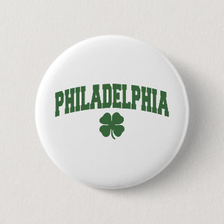 Philadelphia (Ierse shamrock) Ronde Button 5,7 Cm