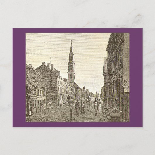 Philadelphia in 1800 Briefkaart (Voorkant)