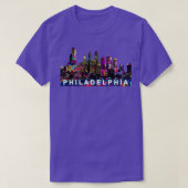 Philadelphia in graffiti 1 t-shirt (Design voorkant)