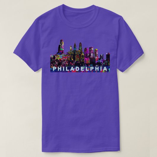 Philadelphia in graffiti 1 t-shirt (Design voorkant)