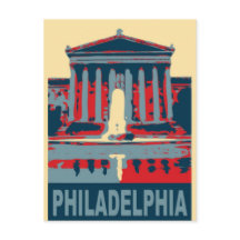 Philadelphia in Red en Blue,
