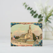  Philadelphia Independence Hall Feestdagenkaart (Staand voorkant)