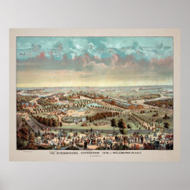  Philadelphia International Exposition 1876 Poster