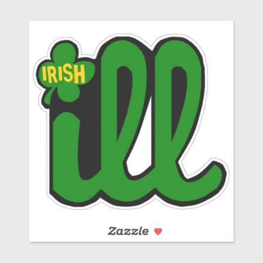 PHILADELPHIA IRISH STICKER (Vel)