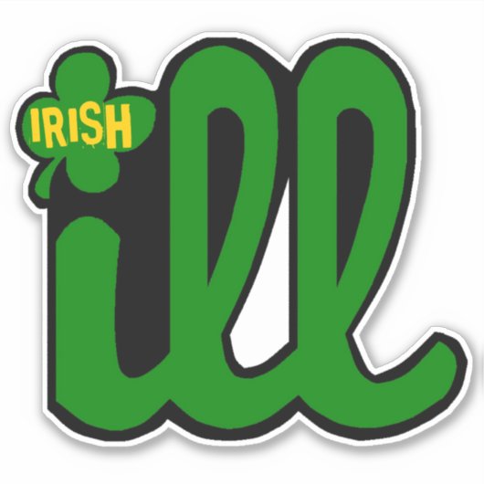 PHILADELPHIA IRISH STICKER (Voorkant)