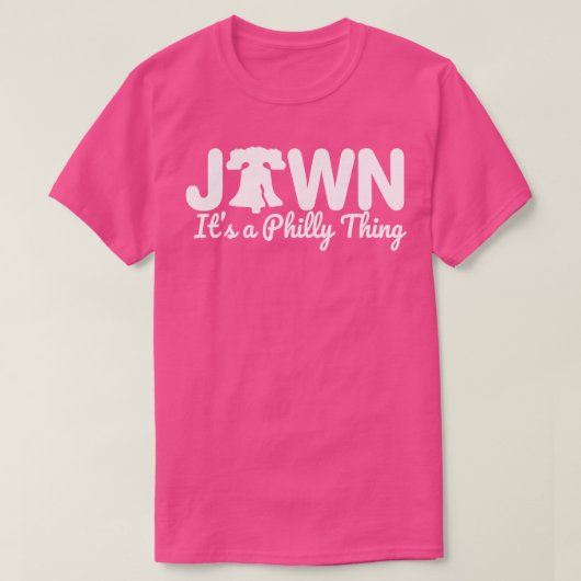 Philadelphia Jawn Het is een Philly 1 T-shirt (Design voorkant)