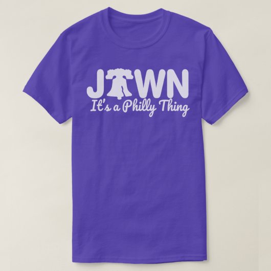 Philadelphia Jawn Het is een Philly-ding T-shirt (Design voorkant)