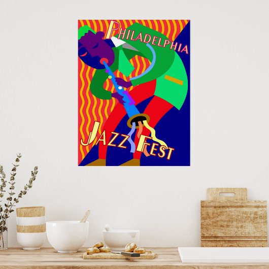 Philadelphia Jazz Fest Poster (Keuken)