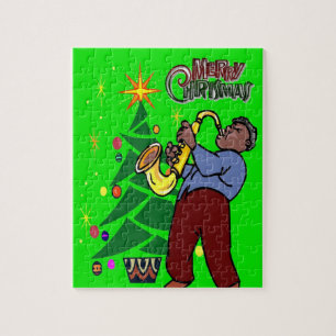 Philadelphia Jazz Kerststijl Legpuzzel