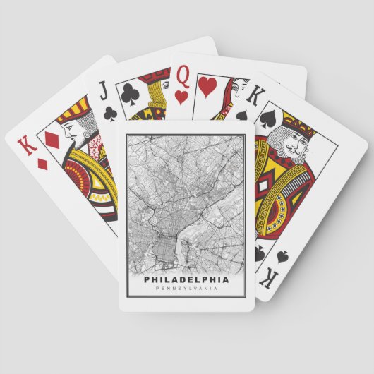 Philadelphia Kaart (Achterkant)