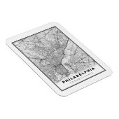 Philadelphia-kaart Magneet (Rechterzijde)