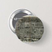 Philadelphia kaart ronde button 5,7 cm (Voorkant /achterkant)