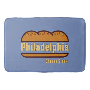 Philadelphia-kaas Steak, tekst toevoegen Badmat