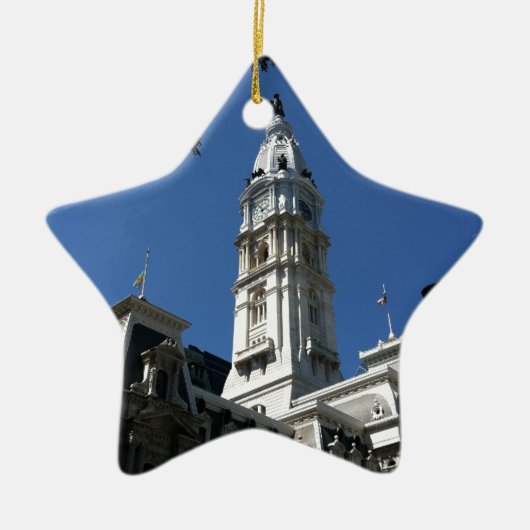 Philadelphia Keramisch Ornament (Voorkant)
