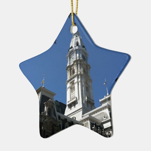 Philadelphia Keramisch Ornament (Links)