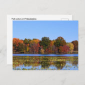 Philadelphia-kleuren Briefkaart (Voorkant / Achterkant)
