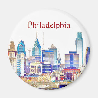 Philadelphia kleurschets magneet