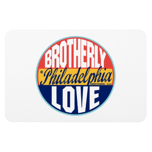 Philadelphia Label Magneet (Horizontaal)
