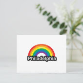 PHILADELPHIA LGBT PRIDE - RAINBOW.PNG BRIEFKAART (Staand voorkant)