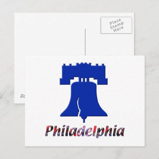 Philadelphia Liberty Bell Briefkaart (Voorkant / Achterkant)