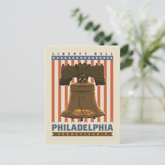 Philadelphia | Liberty Bell Briefkaart (Staand voorkant)
