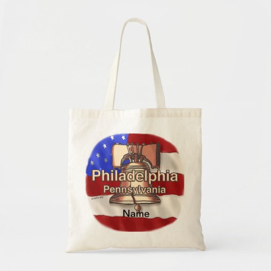 Philadelphia Liberty Bell Canvas tas (Voorkant)