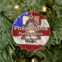 Philadelphia Liberty Bell custom ornament