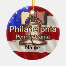 Philadelphia Liberty Bell custom ornament