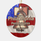 Philadelphia Liberty Bell custom ornament (Links)