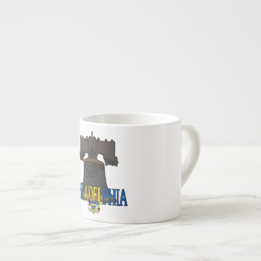 Philadelphia Liberty Bell Espresso Kop (Voorkant rechts)