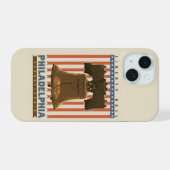 Philadelphia | Liberty Bell iPhone 15 Case (Achterkant horizontaal)
