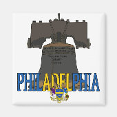 Philadelphia Liberty Bell Magneet (Voorkant)