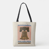 Philadelphia | Liberty Bell Tote Bag (Achterkant)