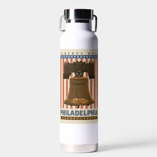 Philadelphia | Liberty Bell Waterfles (Voorkant)