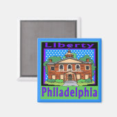 Philadelphia Liberty Magneet (Voorkant / Achterkant)