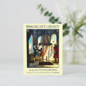 Philadelphia Liberty op de Pennsylvania Railroad Briefkaart (Staand voorkant)