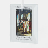 Philadelphia Liberty op de Pennsylvania Railroad Glas Ornament (Voorkant links)