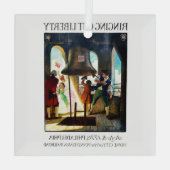 Philadelphia Liberty op de Pennsylvania Railroad Glas Ornament (Achterkant)