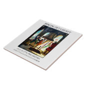 Philadelphia Liberty op de Pennsylvania Railroad Tegeltje (Zijkant)