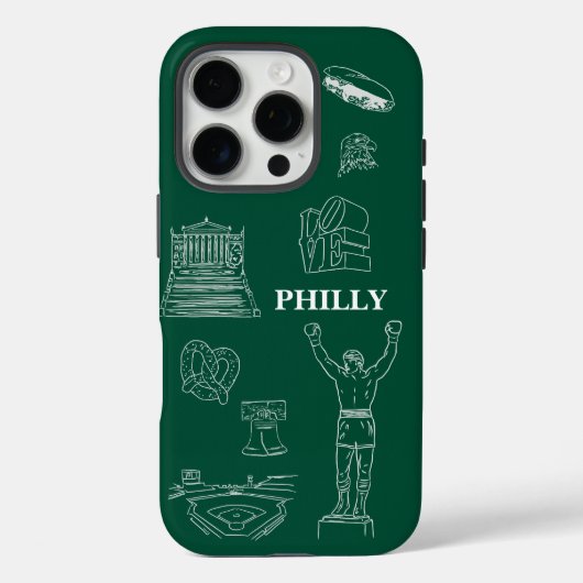 Philadelphia-liefhebber Case-Mate iPhone Case (Achterkant)