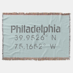 Philadelphia Longitude Latitude Deken