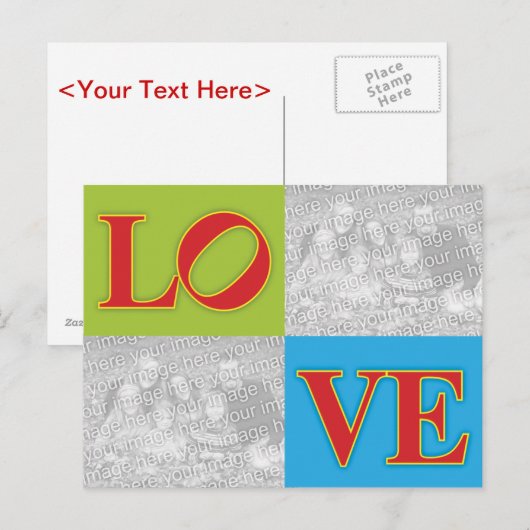 Philadelphia LOVE Statue Briefkaart -  (Voorkant / Achterkant)