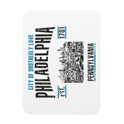Philadelphia Magneet (Verticaal)