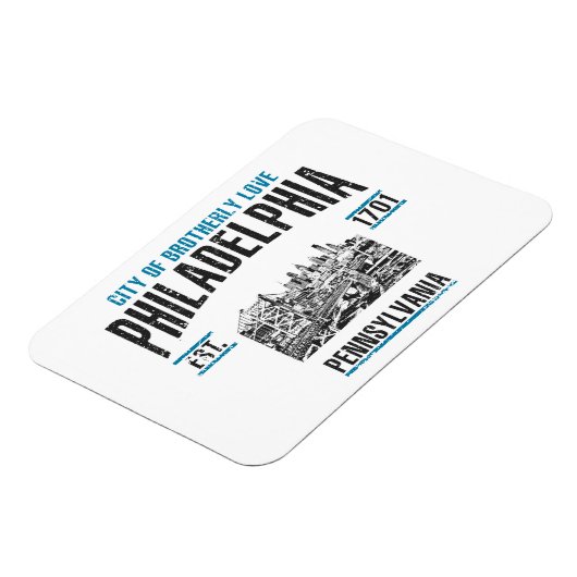 Philadelphia Magneet (Linkerzijde)