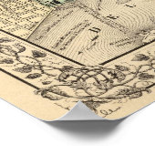 Philadelphia Map door Mitchell Poster (Hoek)