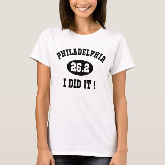 Philadelphia Marathon T-shirt (Voorkant)