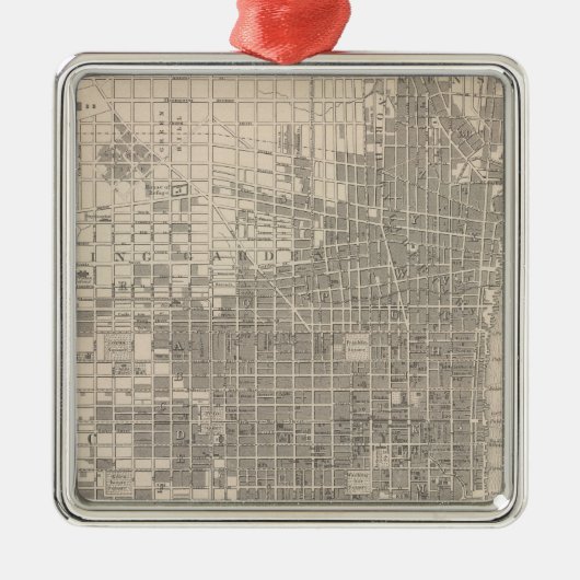 Philadelphia Metalen Ornament (Voorkant)