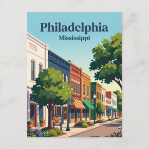 Philadelphia, Mississippi Briefkaart