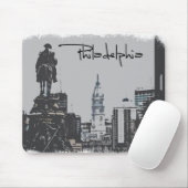 Philadelphia Mousepad Muismat (Met muis)