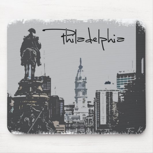 Philadelphia Mousepad Muismat (Voorkant)